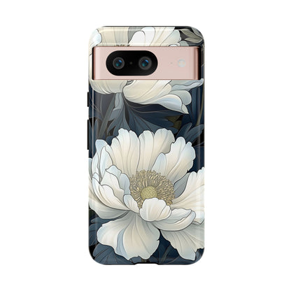 Elegant Floral Phone Case, Floral iPhone Cover, Flower Art Phone Case, Eco-Friendly Mobile Protection, Tough & Stylish Phone Case
