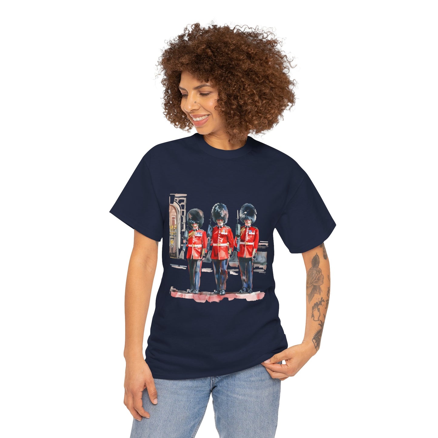 Unisex Heavy Cotton Tee - Cornish Courage - Red Jackets of Bodmin