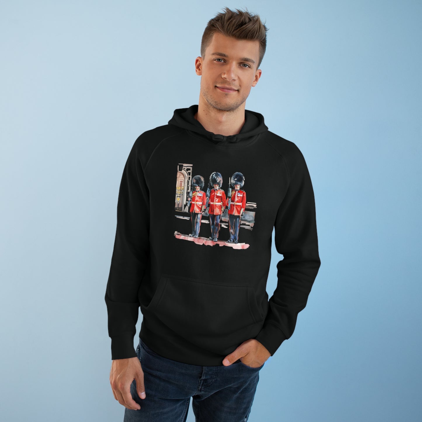 Unisex Hoodie - British Soldier Military Elegance and Honorable