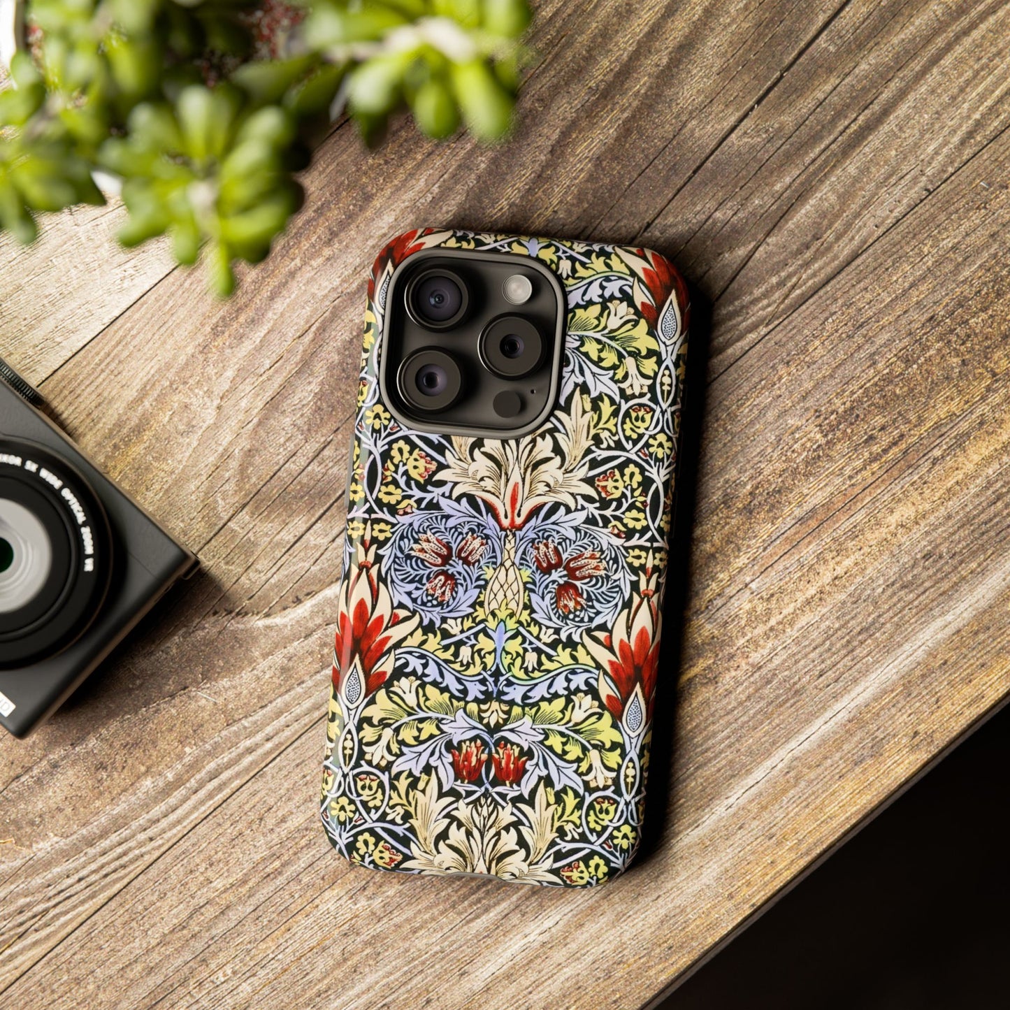 Stylish Phone Case - Floral Design, Tough Cases, Gift for Her, Phone Accessories, Trendy Tech, Unique Cell Phone Cover