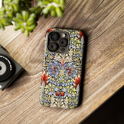 Stylish Phone Case - Floral Design, Tough Cases, Gift for Her, Phone Accessories, Trendy Tech, Unique Cell Phone Cover