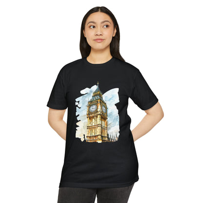 Unisex CVC Jersey T-shirt - Timeless Icon - The UK’s Famous Clock Tower
