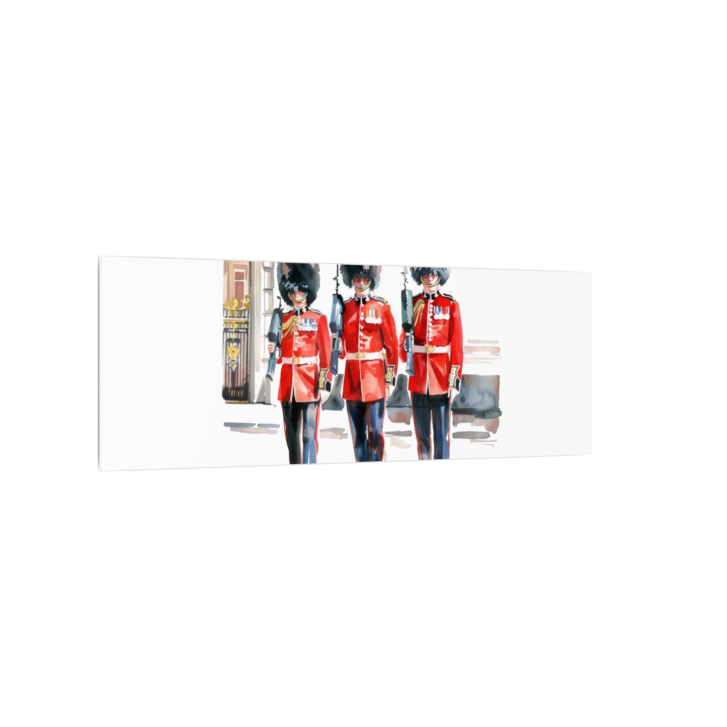 Royal Guards Canvas Print, British Wall Art, Home Decor, Unique Gift, London Culture