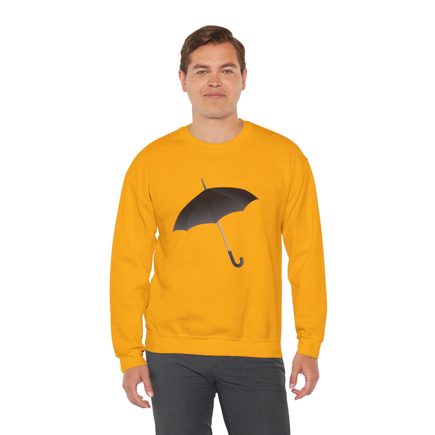 Unisex Heavy Blend™ Crewneck Sweatshirt Adorable - Regal Royal Umbrella