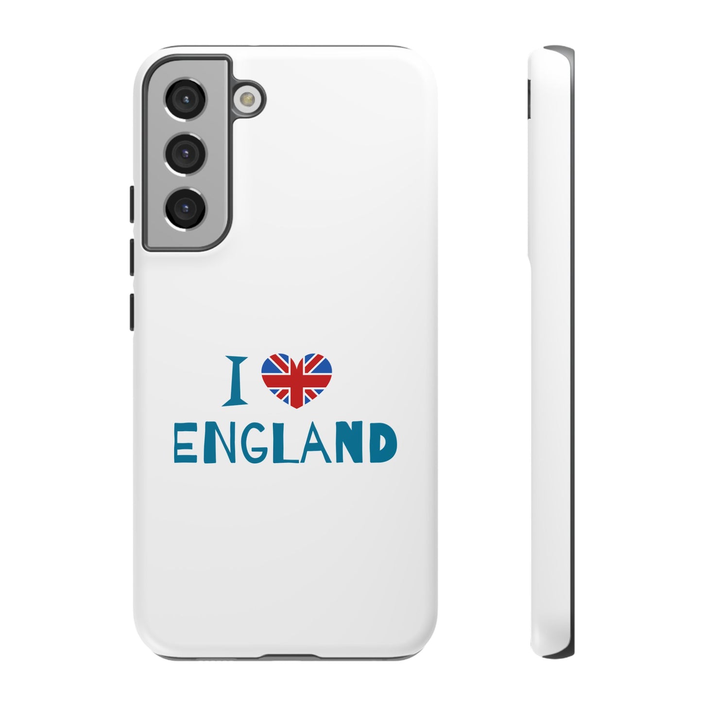 I Love England Phone Case - Stylish Tough Cases for UK Enthusiasts