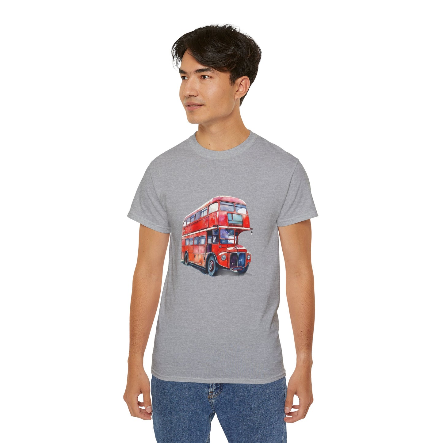 Unisex Ultra Cotton Tee - London Transport English Bus