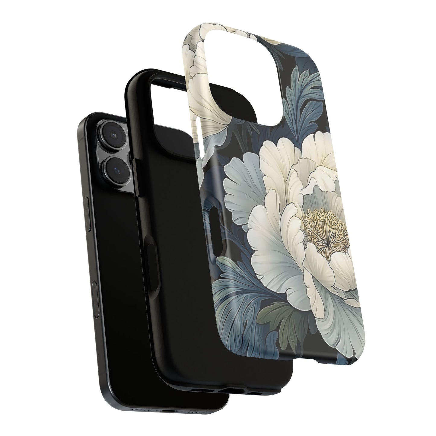 Floral Phone Case - Elegant Tough Cases for Nature Lovers, Stylish Protective Cover for Gifts, Birthdays, Mom's Day, Floral Design