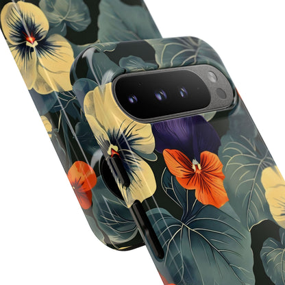 Tough Cases Floral iPhone Case, Tough Phone Cover, Stylish Floral Design, Gift for Her, Summer Vibe, Durable Protective Case