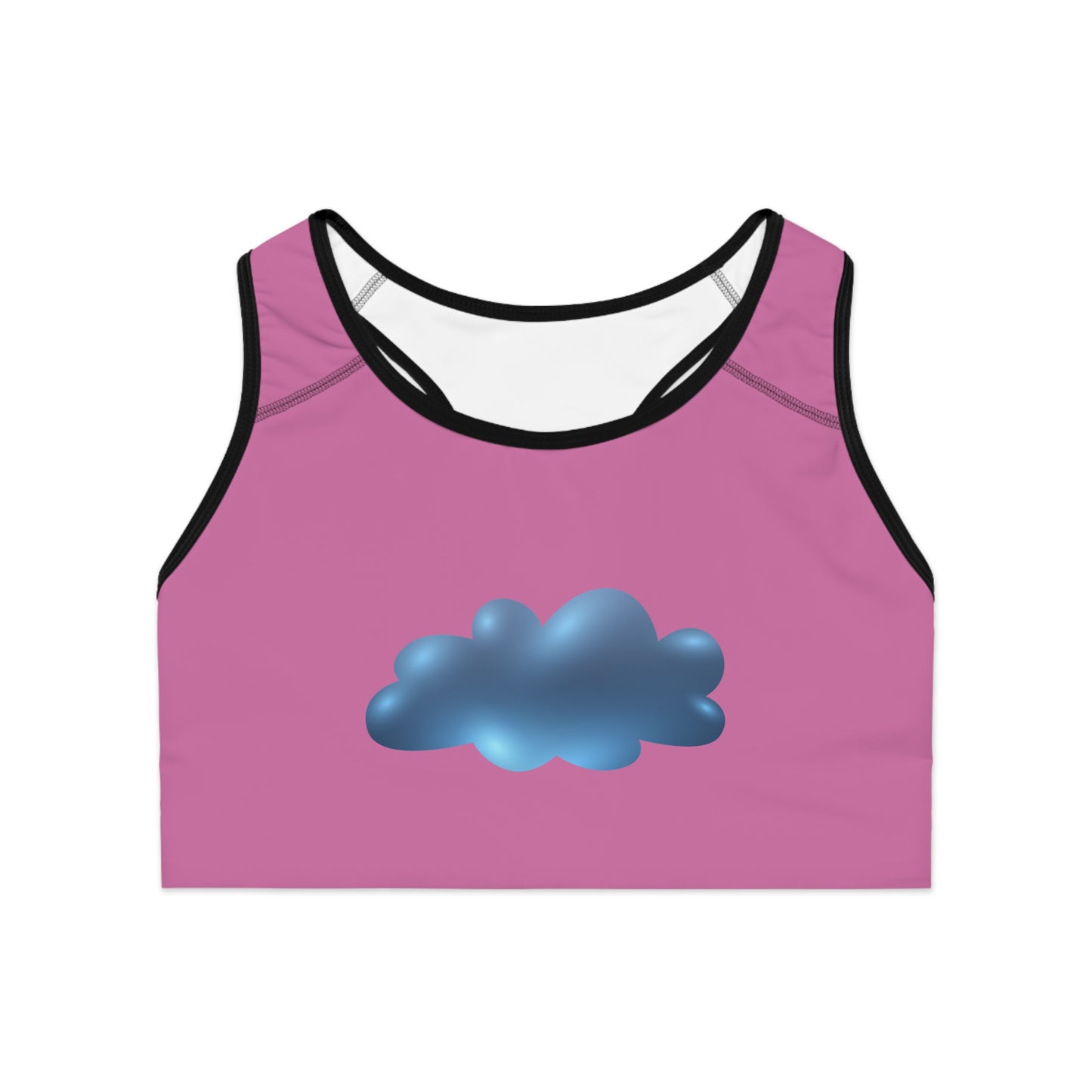 Sports Bra for Active Lifestyle - Serene Cloudscape - Dreamy Cloud Design