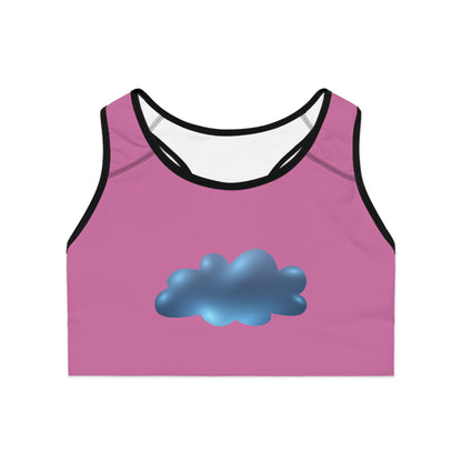 Sports Bra for Active Lifestyle - Serene Cloudscape - Dreamy Cloud Design