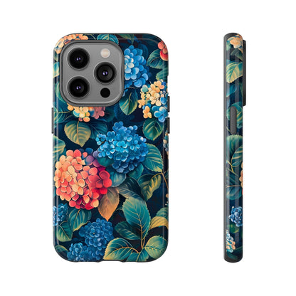 Floral Phone Case, Stylish Tough Case for Gardener Gift, Flower Lover Accessory, Pretty Floral Design, Protective Case