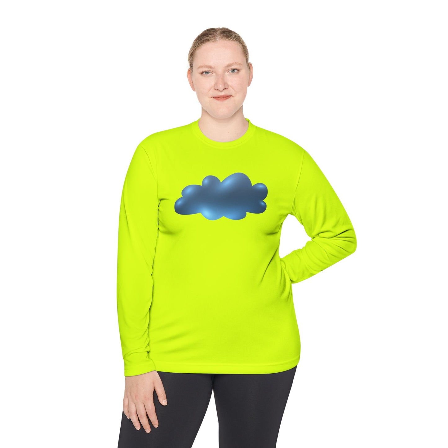 Unisex Lightweight Long Sleeve Tee - Serene Cloudscape - Dreamy Cloud Design