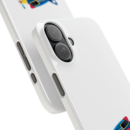 Colorful Airplane Slim Phone Case - Travel Lover's Gift, Airplane Accessories, Unique Phone Cover, Birthday Gift, Everyday Use