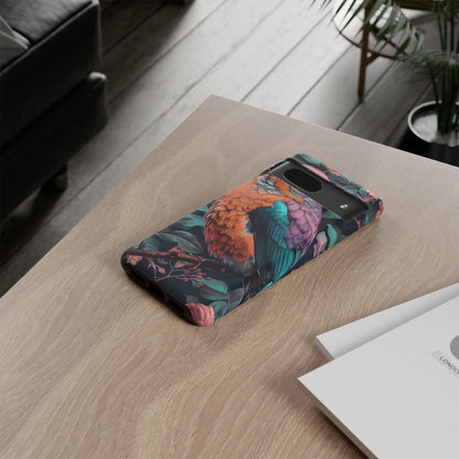 Tough Cases | Colorful Bird Phone Case, Vibrant Animal Design, Unique Gift for Nature Lovers, Perfect for Holidays & Birthdays