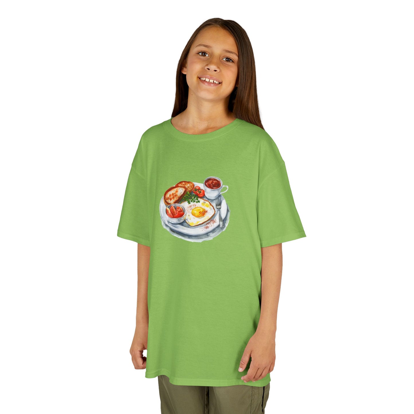 Kids  Tee -  Watercolor Culinary Art - Food Illustration - Fun Food Design for Young Foodies!