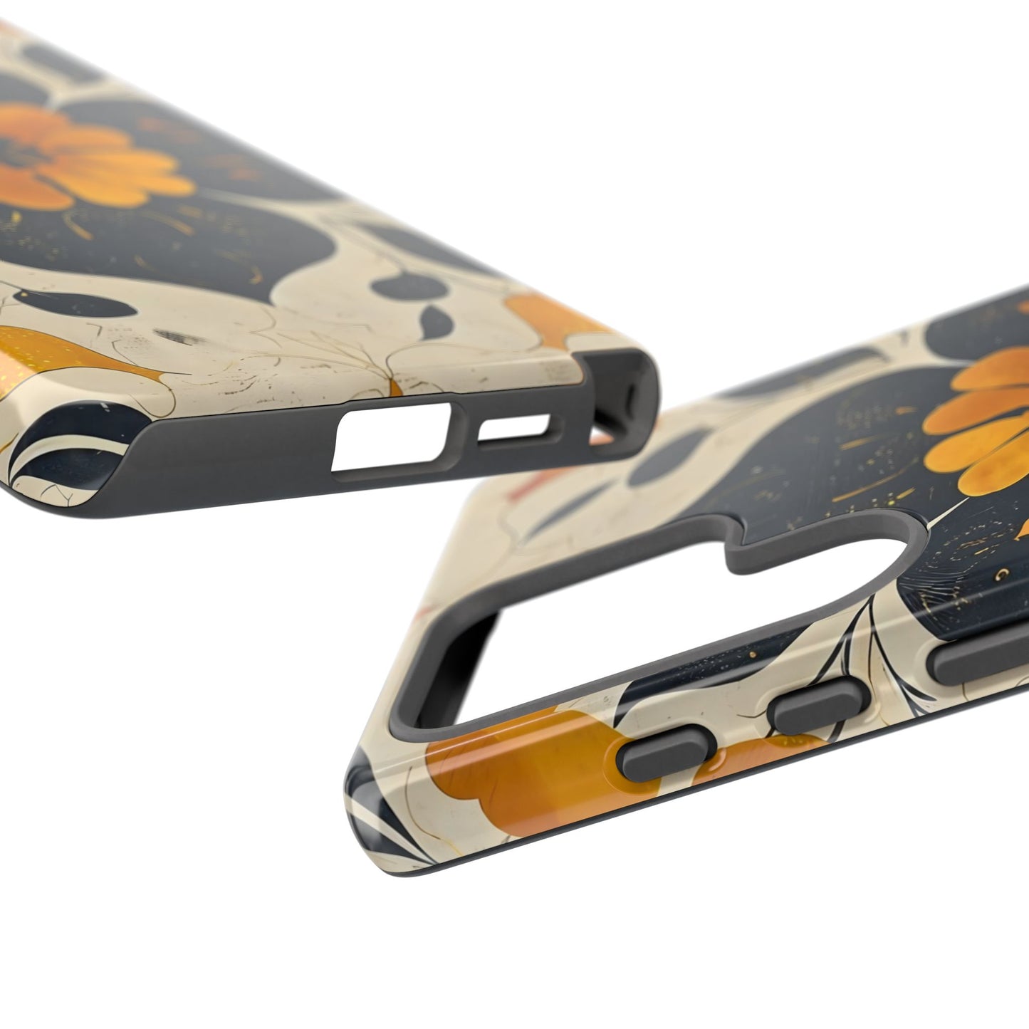 Floral Phone Case - Tough Cases, Botanical iPhone Cover, Vintage Flower Design, Durable Smartphone Protection, Unique Gift Idea