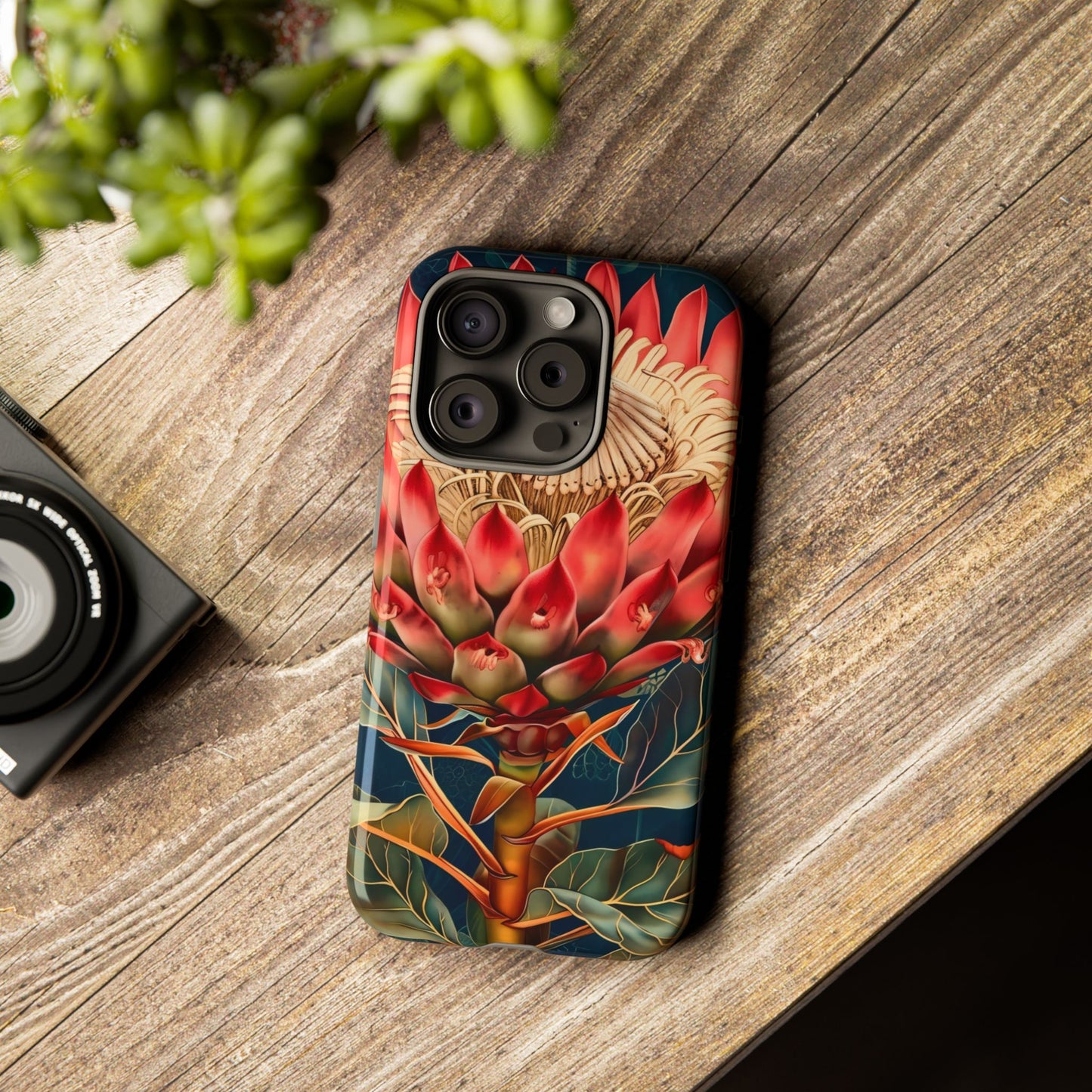 Tough Cases: Vibrant Floral Phone Case, Tough Phone Covers, Floral Art Cases, Nature Design Accessories, Gift for Nature Lovers