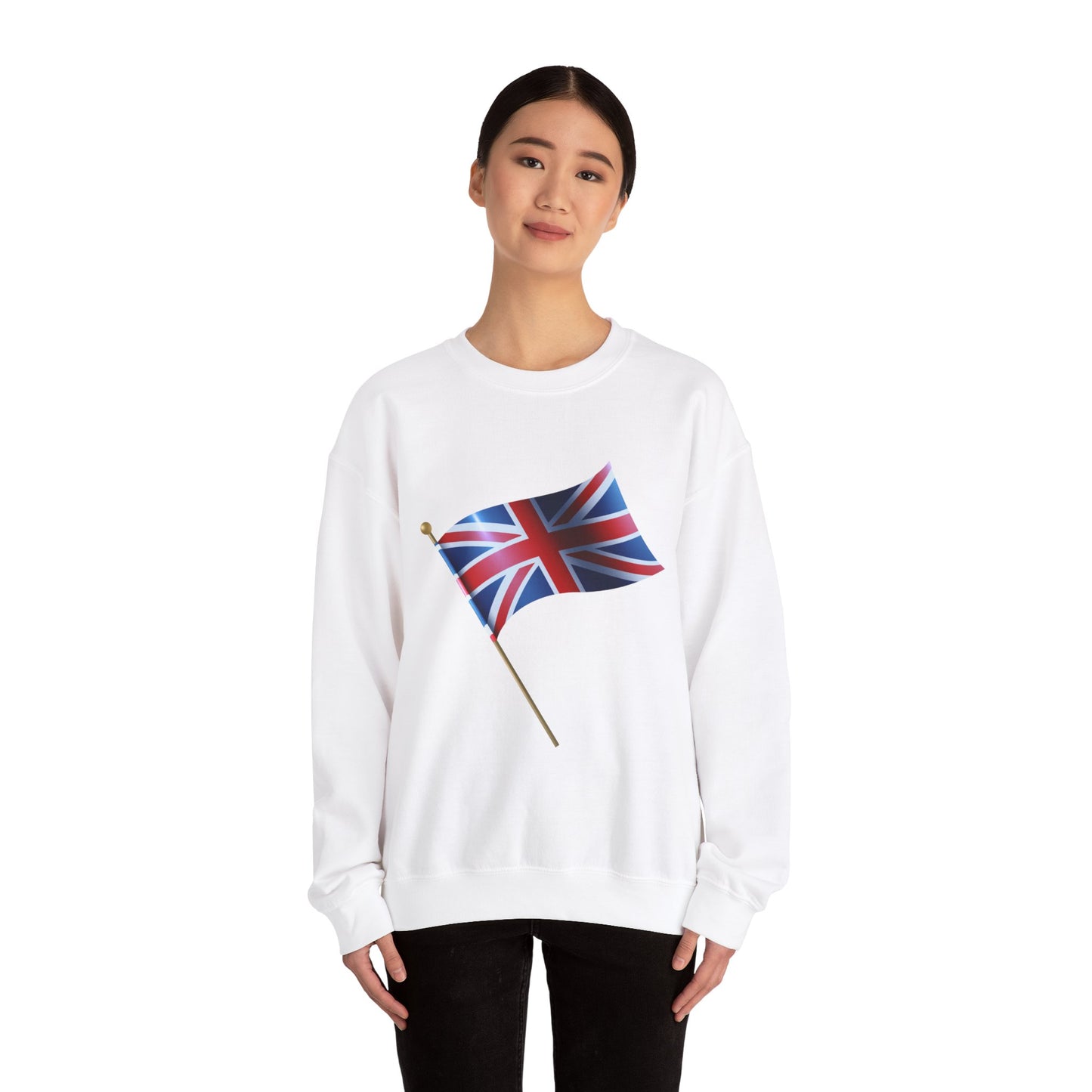 Unisex Heavy Blend™ Crewneck Sweatshirt - Flying the Flag - The British Union Jack