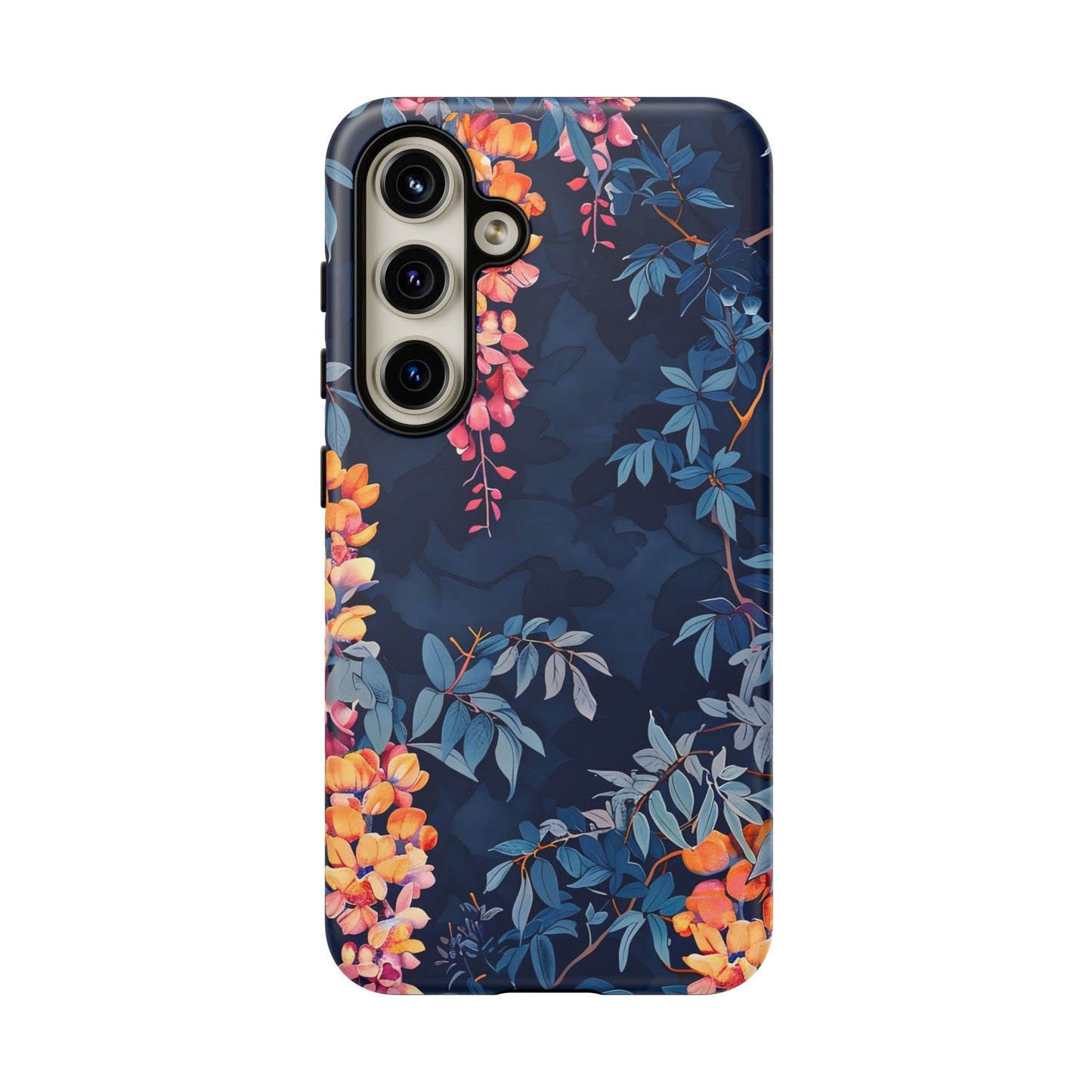Floral iPhone Case, Tough Phone Cover, Gift for Her, Nature Lover Accessory, Spring Decor, Unique Floral Design