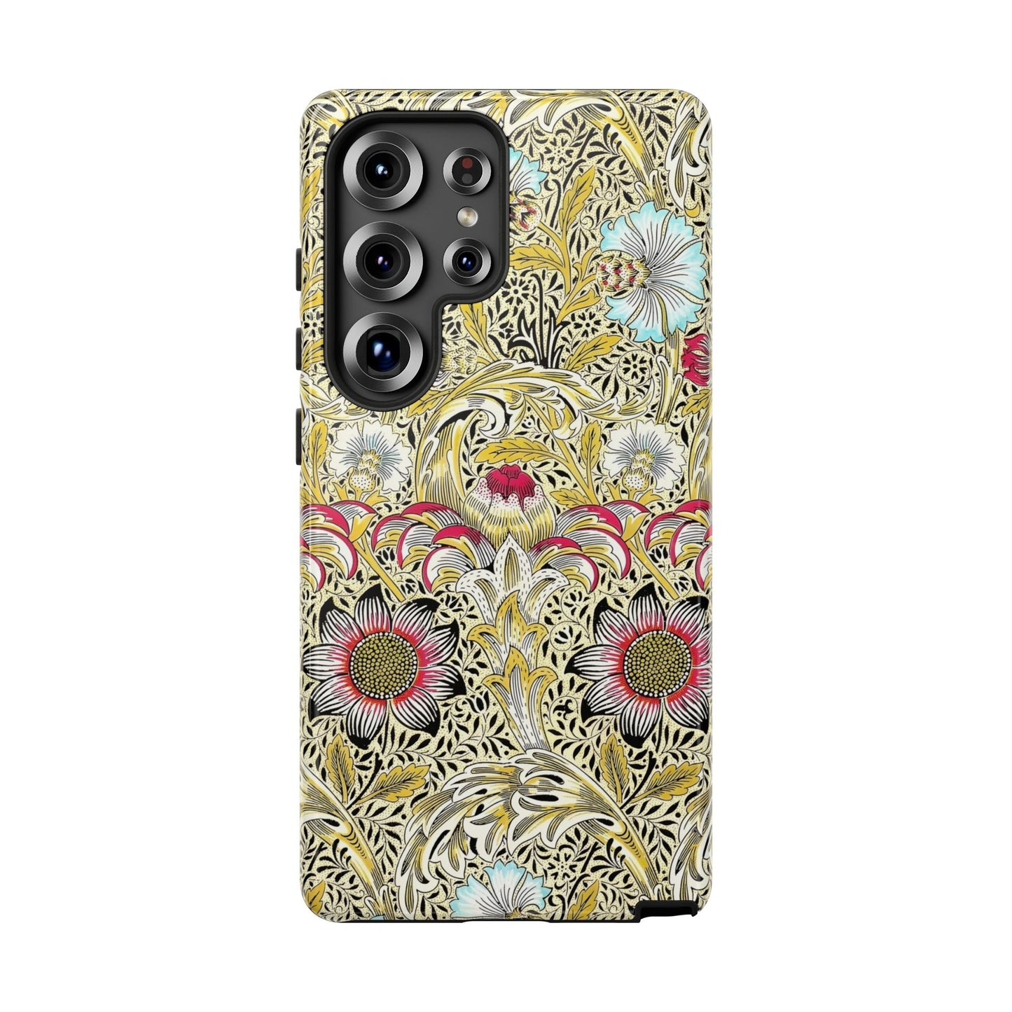 Floral Phone Case - Tough Cases, Floral Design, Stylish, Protective, Unique Gift for Her, Phone Accessories
