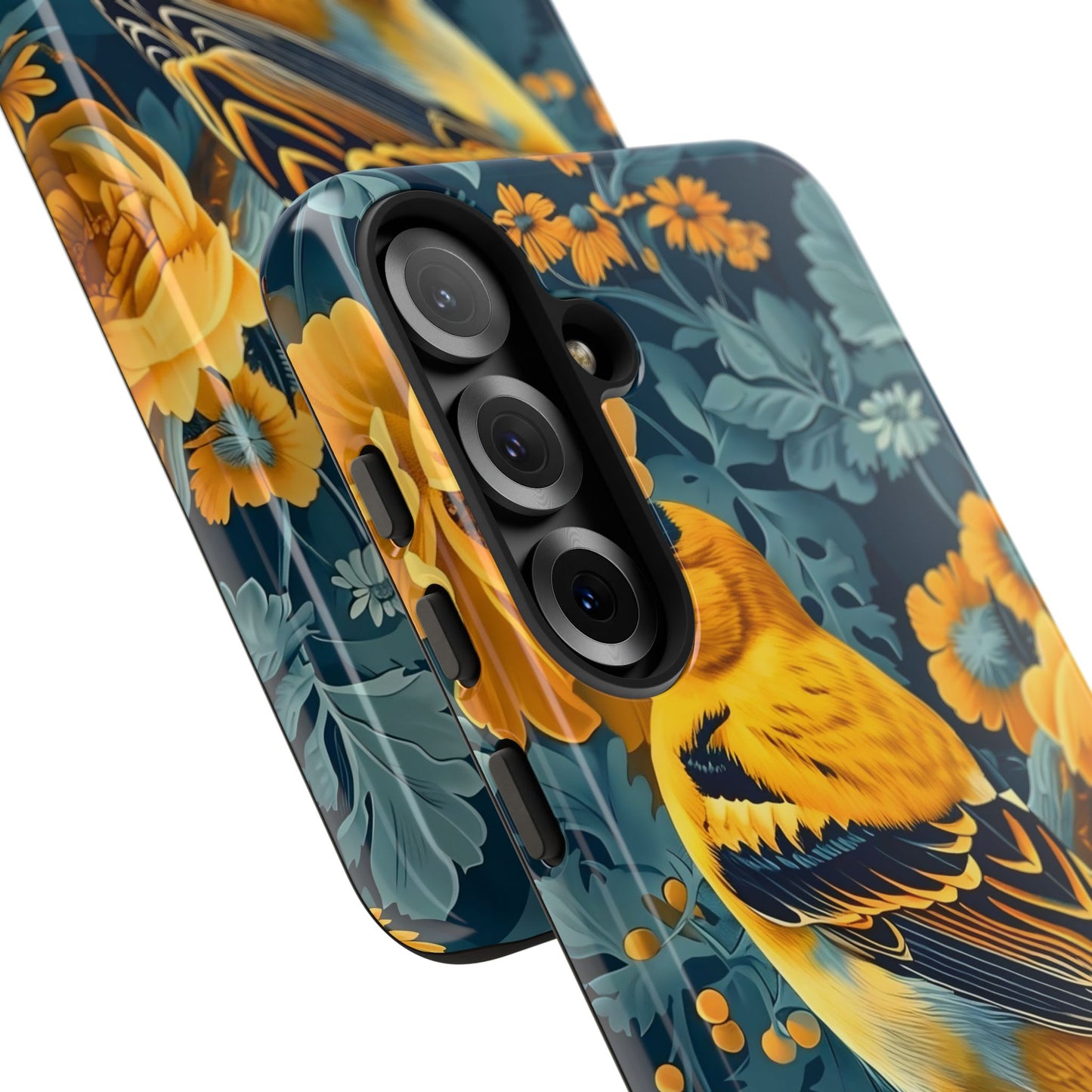 Colorful Bird Phone Case, Floral Tough Phone Cover for Bird Lovers, Eco-Friendly Mobile Shell, Gift for Nature Enthusiasts, Custom [...]