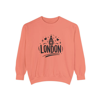 Unisex Garment-Dyed Sweatshirt Trendy - Love London