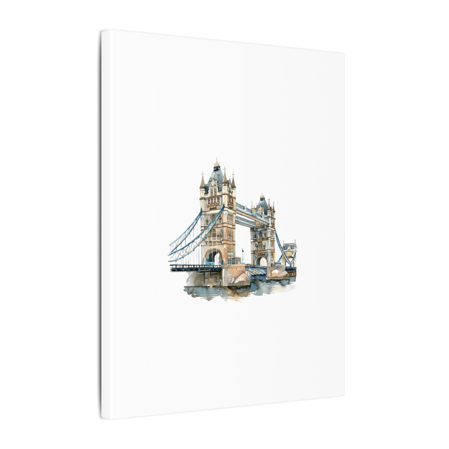 London Bridge Matte Canvas Wall Art, Elegant Home Decor, Unique Gift for Art Lovers, Travel Enthusiast Wall Decor, Modern Aesthetic