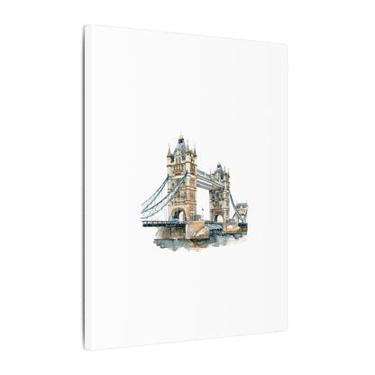 London Bridge Matte Canvas Wall Art, Elegant Home Decor, Unique Gift for Art Lovers, Travel Enthusiast Wall Decor, Modern Aesthetic