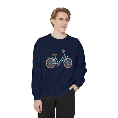 Unisex Garment-Dyed Sweatshirt - Classy Bicycle