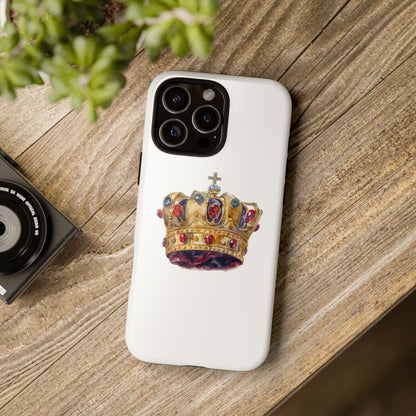Royal Crown Phone Case | Tough Phone Cases, Stylish Accessories, Gift for Her, Birthday Present, Royalty Vibe