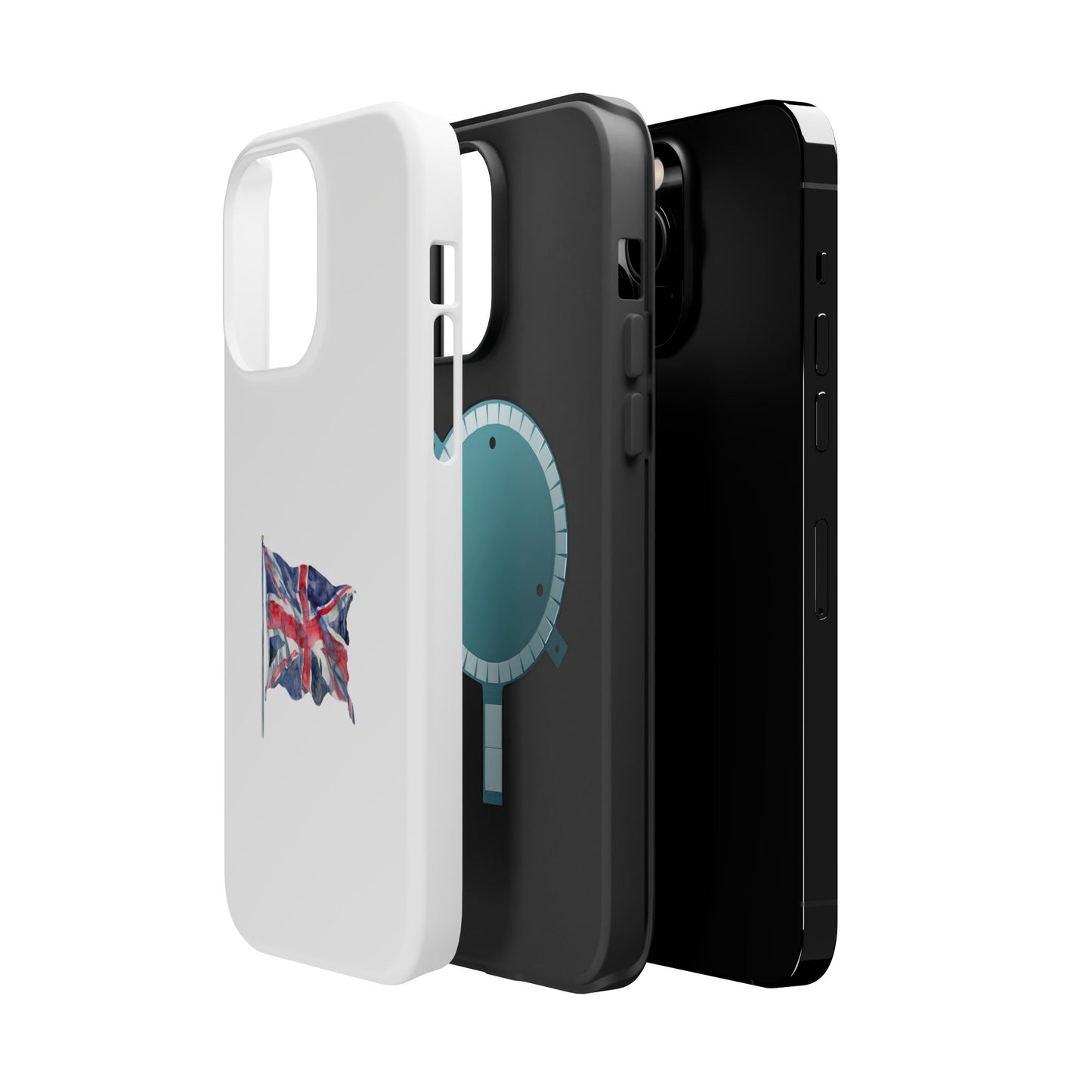 UK Flag Magnetic Tough Case, Durable Phone Cover, British Pride Accessory, Gift for Travelers, Patriot’s Tech Protector