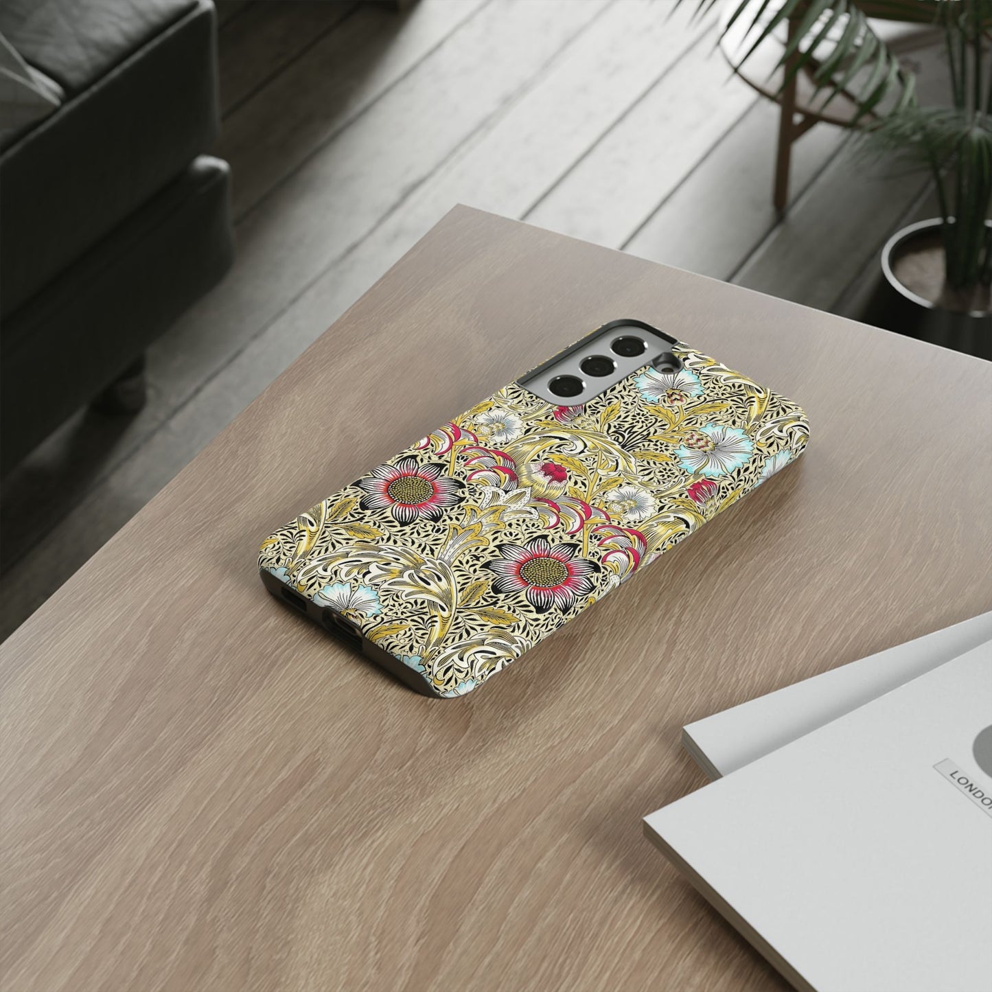 Floral Phone Case - Tough Cases, Floral Design, Stylish, Protective, Unique Gift for Her, Phone Accessories