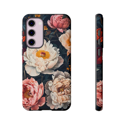 Floral Phone Case, Tough Phone Cover, Flower Design, Unique Gift for Her, Trendy Accessory, Spring Decor