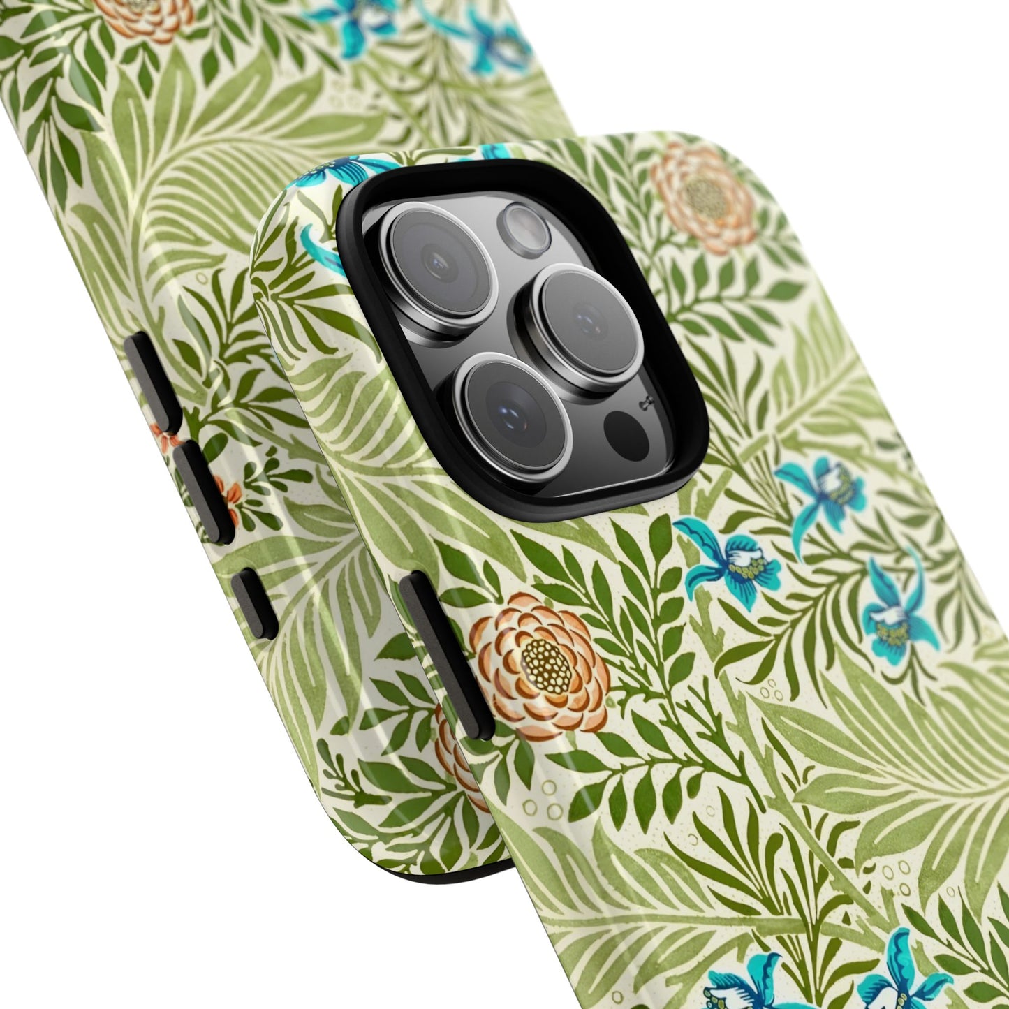 Tough Cases Phone Case, Botanical Print Phone Cover, Floral Smartphone Accessory, Nature-Inspired Tech Gear, Gift for Plant Lovers