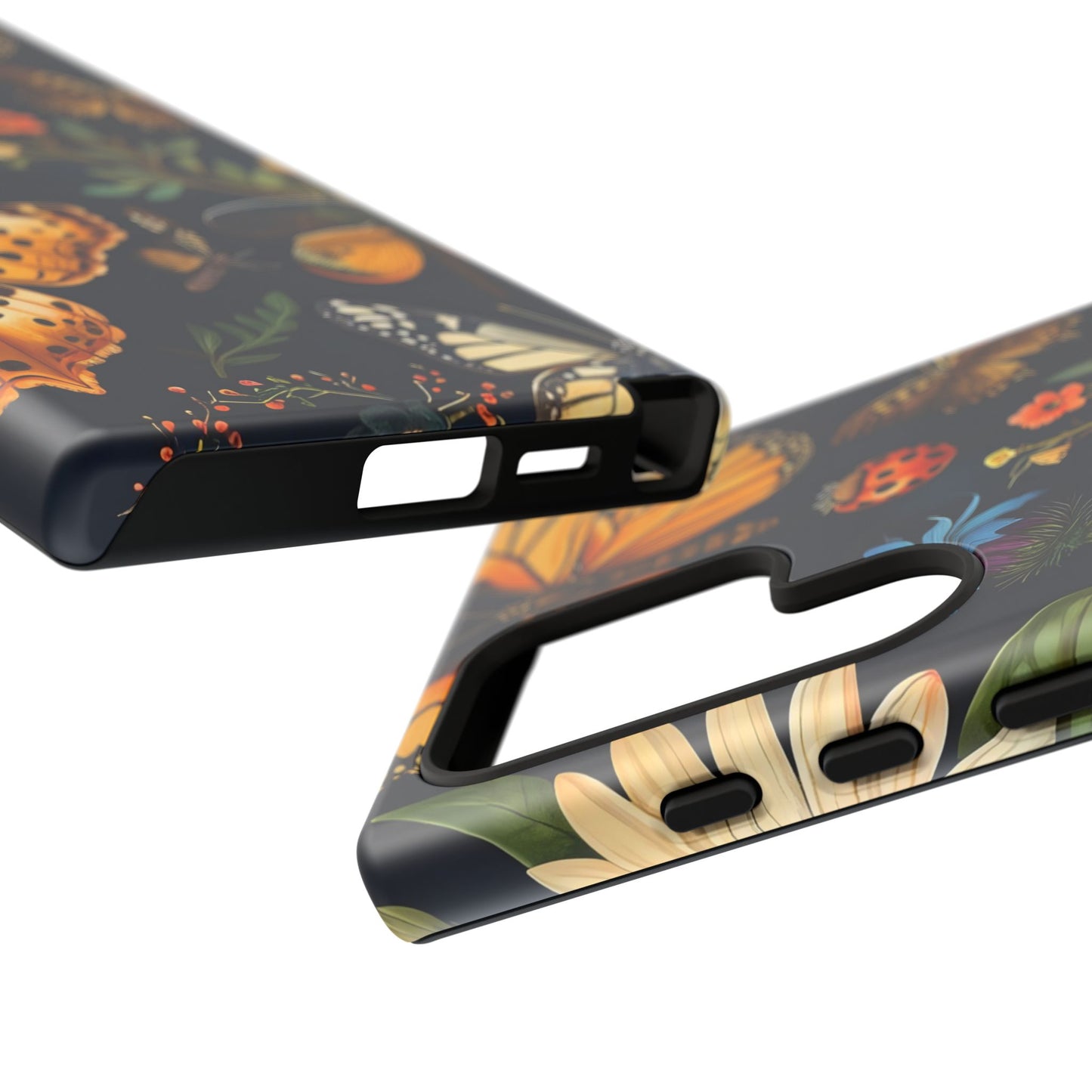 Nature-Inspired Phone Case | Floral Butterfly Design, Tough Phone Cover, Gift for Nature Lovers, Cute Butterfly Case, Home Decor
