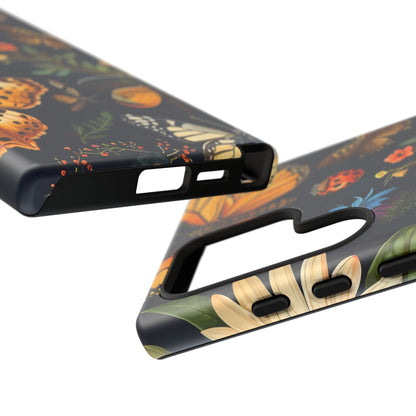 Nature-Inspired Phone Case | Floral Butterfly Design, Tough Phone Cover, Gift for Nature Lovers, Cute Butterfly Case, Home Decor