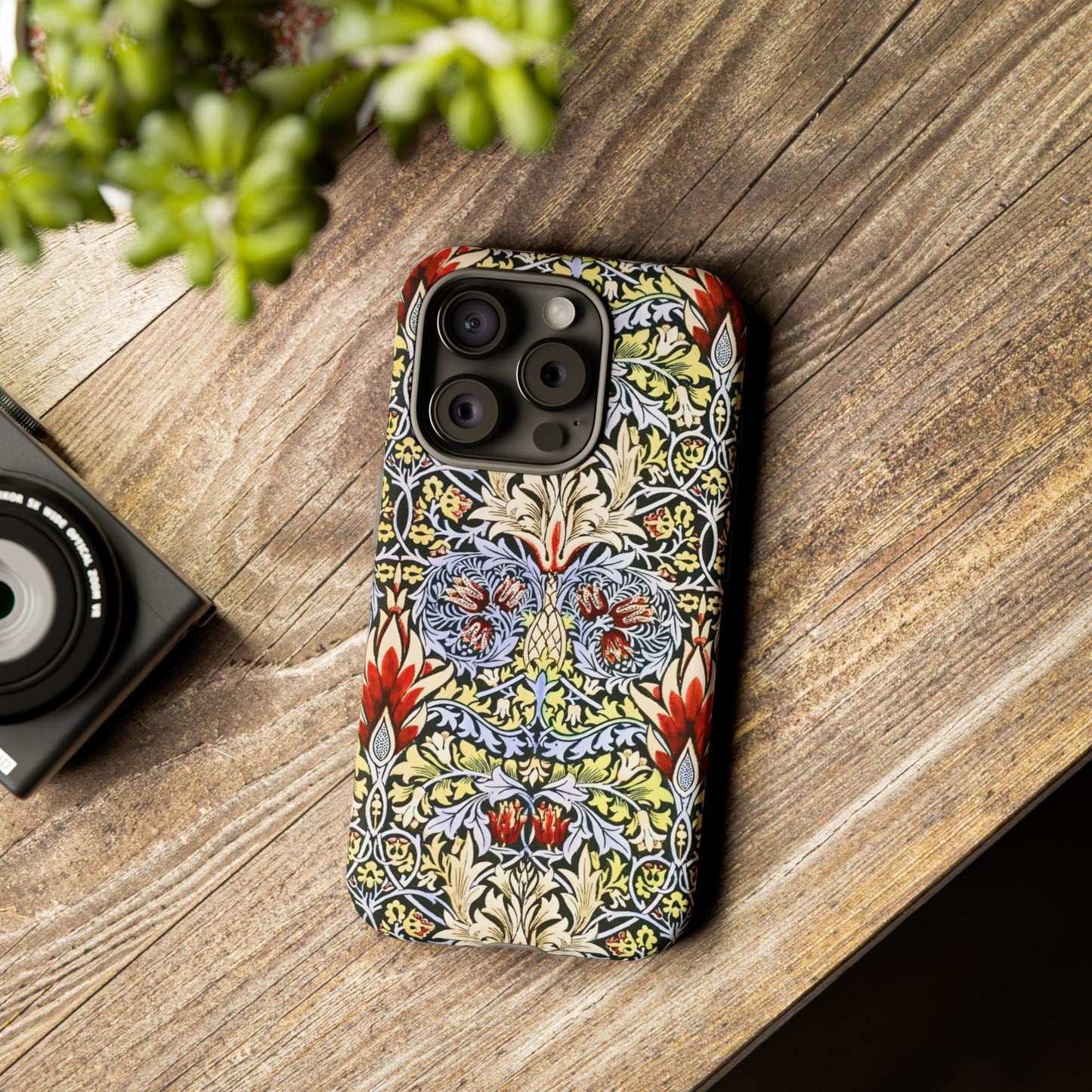 Stylish Phone Case - Floral Design, Tough Cases, Gift for Her, Phone Accessories, Trendy Tech, Unique Cell Phone Cover