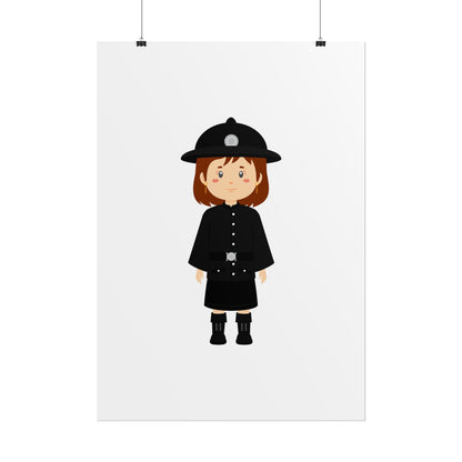 Charming Firefighter Rolled Posters for Kids' Rooms, Playful Wall Art, Fire Safety Decor, Kids' Gifts, Educational Prints