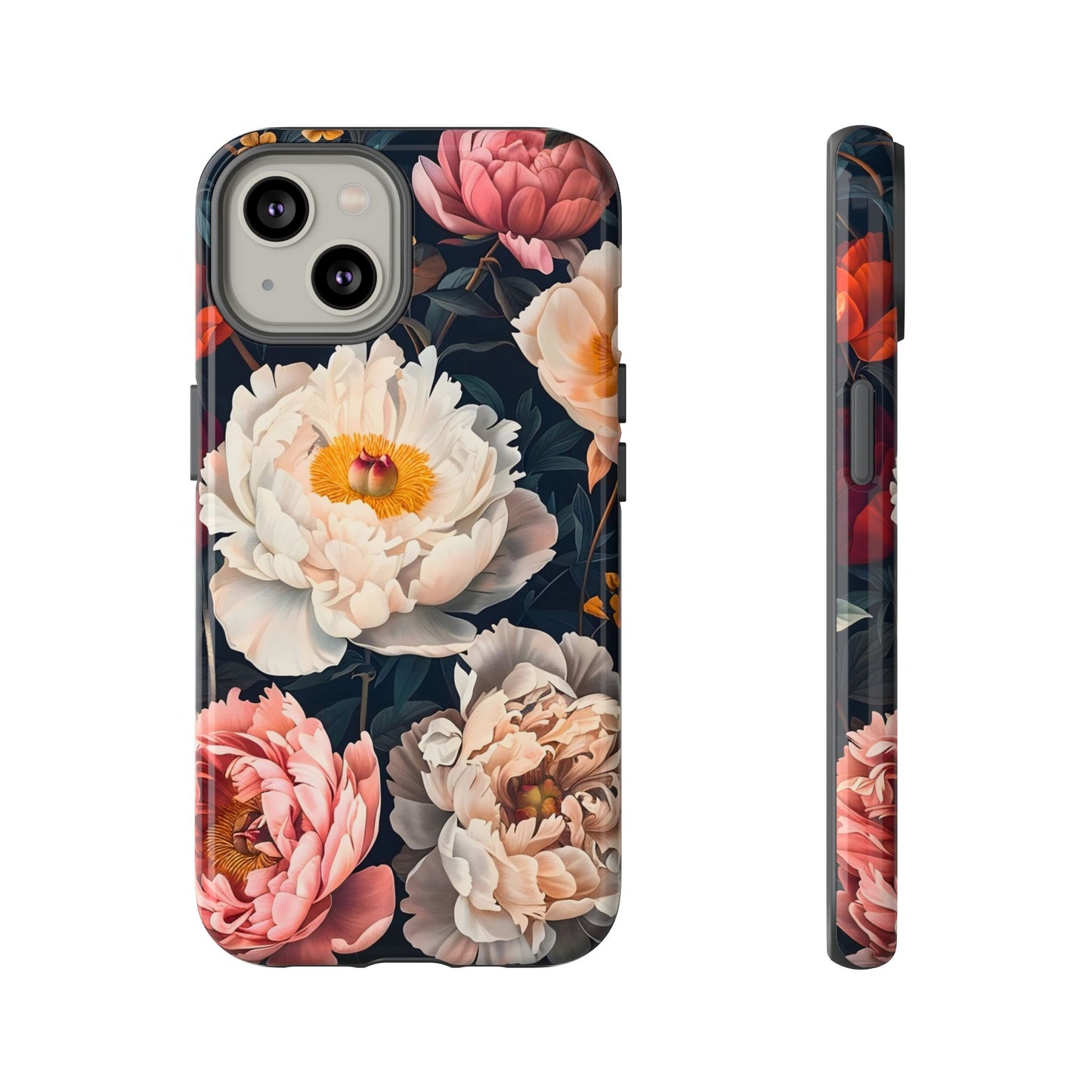 Floral Phone Case, Tough Phone Cover, Flower Design, Unique Gift for Her, Trendy Accessory, Spring Decor