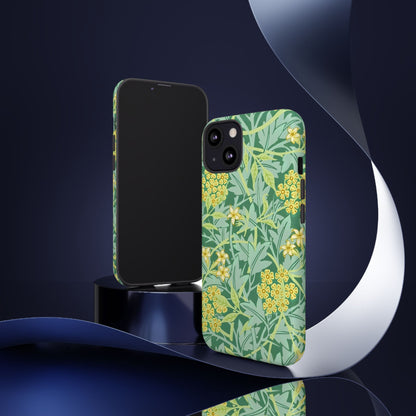 Tough Cases Organic Floral Phone Case, Stylish iPhone Cover, Eco-Friendly Gift, Nature Lover Accessory, Spring Decor, Unique Phone Protector