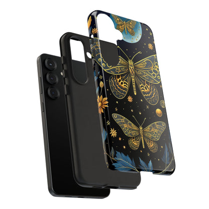 Butterfly Galaxy Phone Case | Tough Cases for Nature Lovers, Unique Phone Covers, Gift for Her, Boho Style, Floral Design