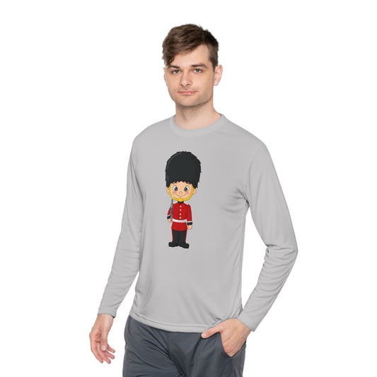 Unisex Lightweight Long Sleeve Tee - British Soldier - Classic Military Elegance and Honorable
