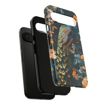 Peacock Phone Case - Elegant Floral Design, Tough Case for Protection, Unique Gift for Nature Lovers, Stylish Accessory, Eco-Friendly