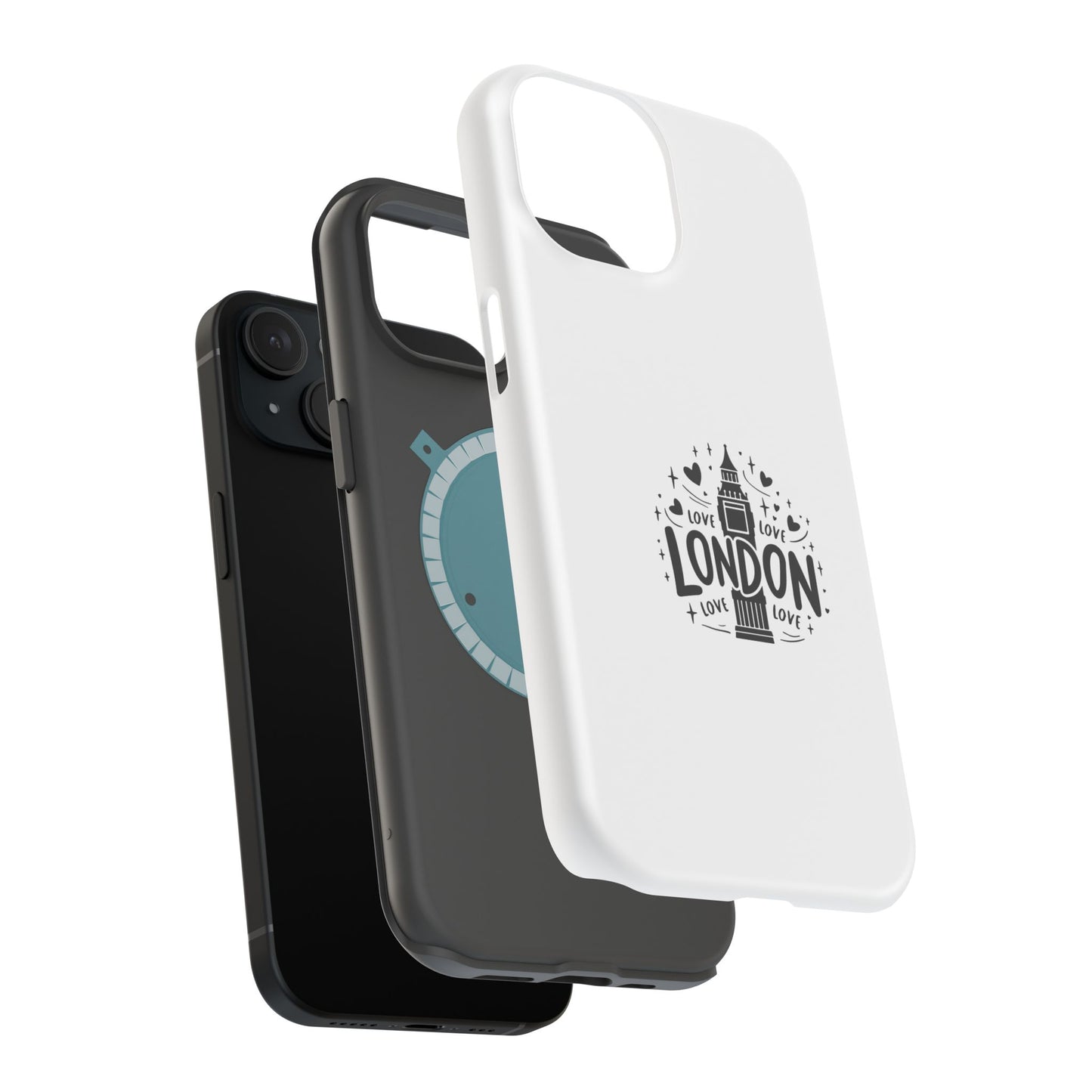 London Love Magnetic Tough Case - Stylish iPhone Protection