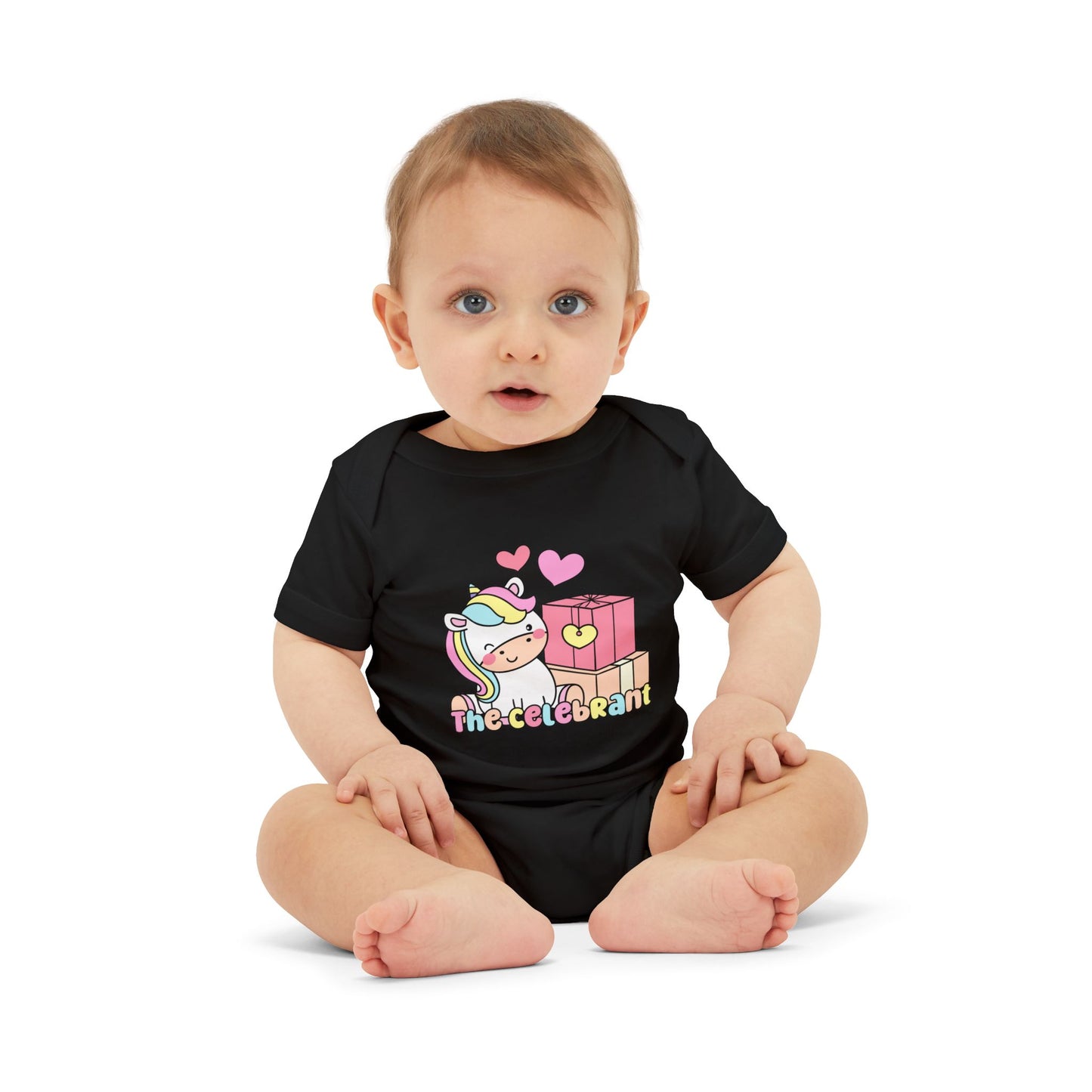 Unicorn Celebration Infant One Piece - Cute Baby Bodysuit with Gifts Design