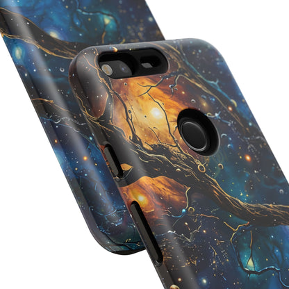 Galaxy-Themed Phone Case, Astronaut Gift, Space Lover Accessory, Unique Phone Cover, Cosmic Art Case