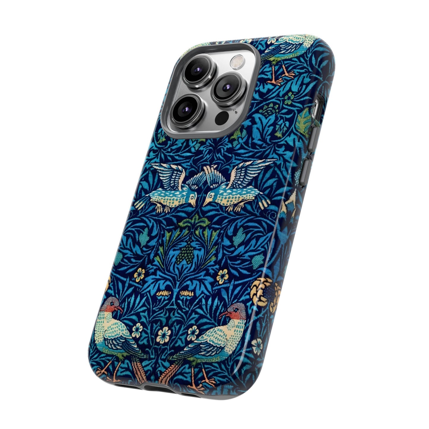 Elegant Bird Pattern Phone Case | Nature Lover Gift, Stylish Mobile Cover, Floral Design, Eco-Friendly, Unique Cell Phone Protector
