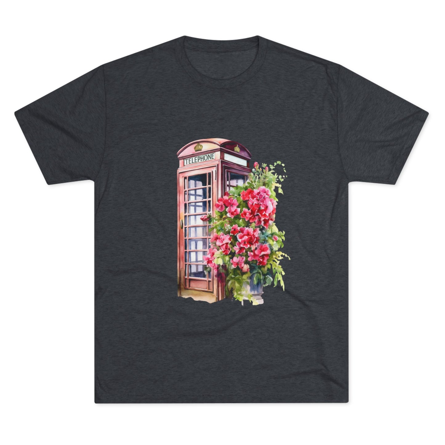 London Aesthetic Trendy Unisex Tri-Blend Crew Tee