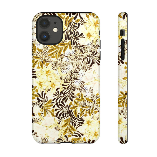 Floral Tough Phone Case | Vintage Style, Protective Cover, Floral Design, Unique Gift, Phone Accessory