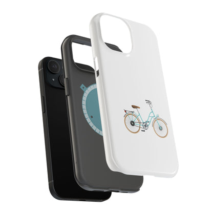 Charming Bicycle Magnetic Tough Case, Fun Phone Cover, Bike Lover Gift, Unique Mobile Accessory, Perfect for Fall and Spring Adventures